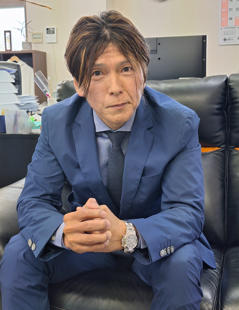 代表の写真